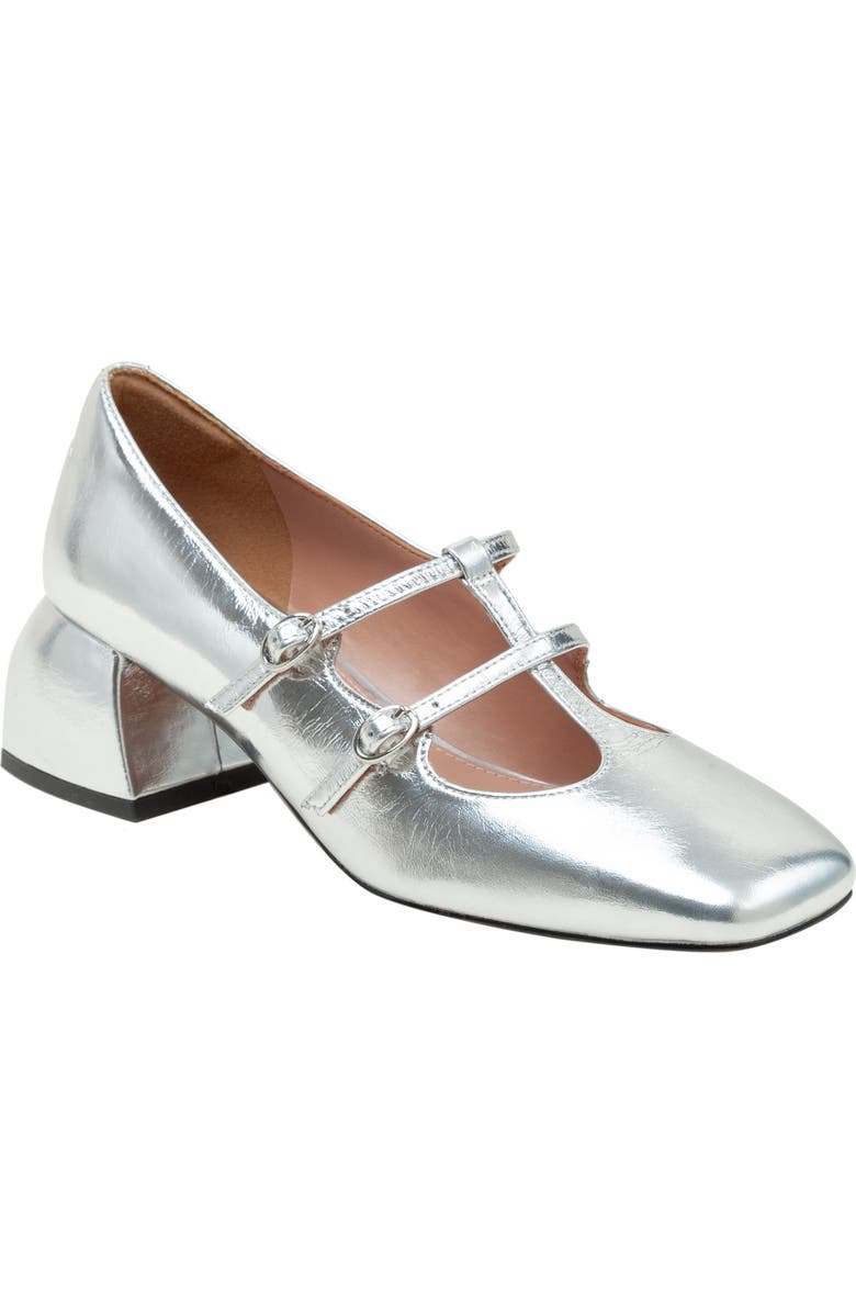 Linea Paolo Maurice Mary Jane Pump, Main, color, Silver
