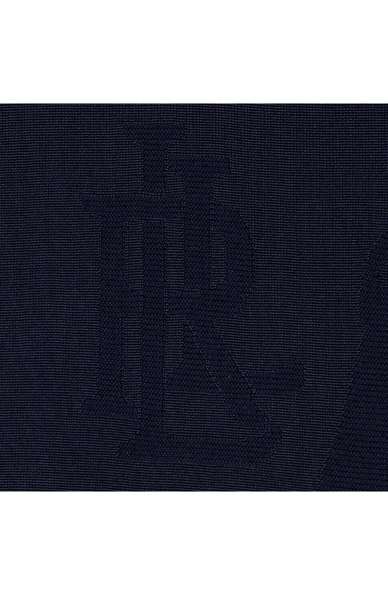 Lauren Ralph Lauren Matte Shine Belting Ruana, Alternate, color, Refined Navy