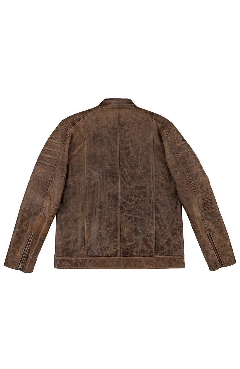 Last Wolf Death Valley Racer Jacket, Alternate, color, Brown