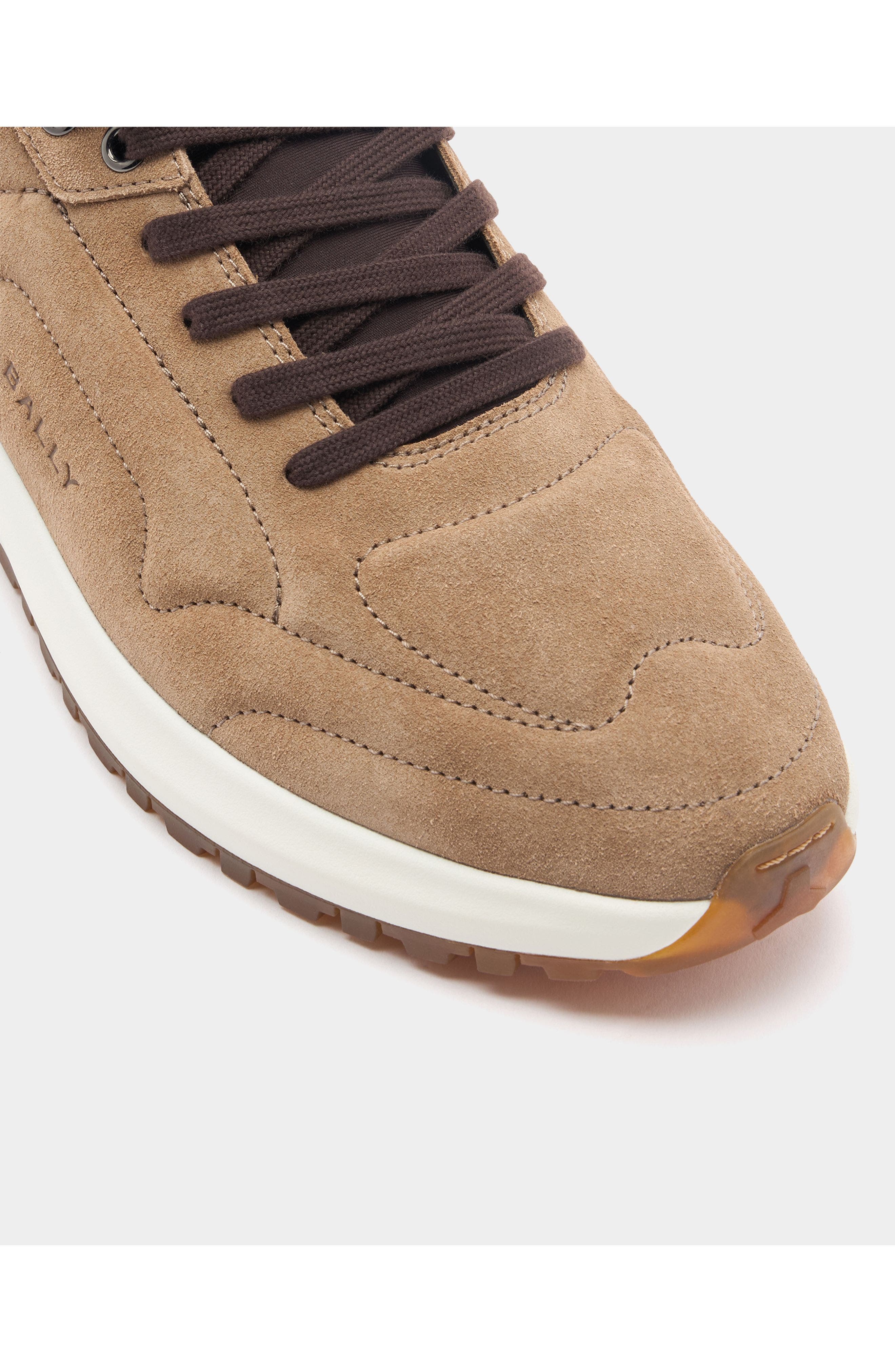 Bally Outline Sneaker in Suede, Alternate, color, 