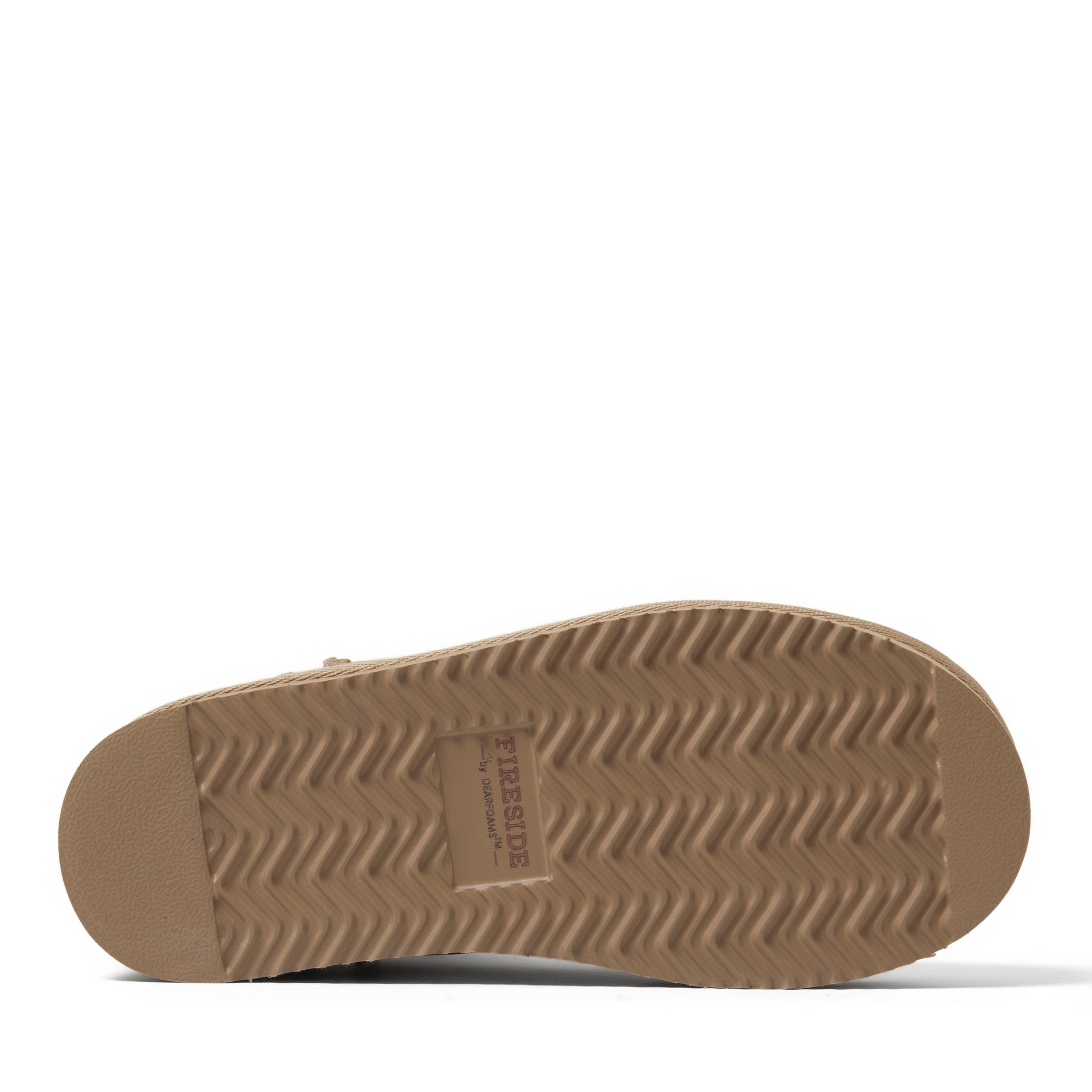 DEARFOAMS Fireside Kingston Genuine Shearling Platform Bootie, Alternate, color, Sand