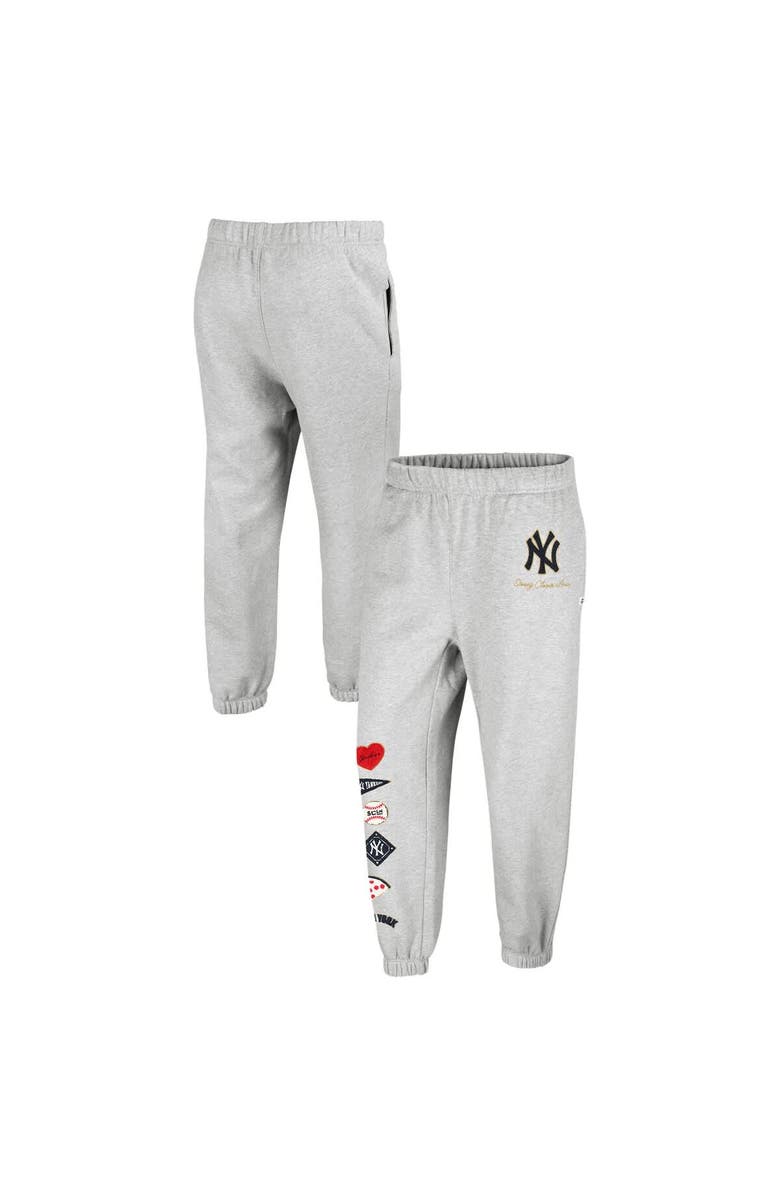 Stoney Clover Lane X '47 Women's '47 x Stoney Clover Lane Heather Gray New York Yankees Venice Jogger Pants, Main, color, Heather Gray