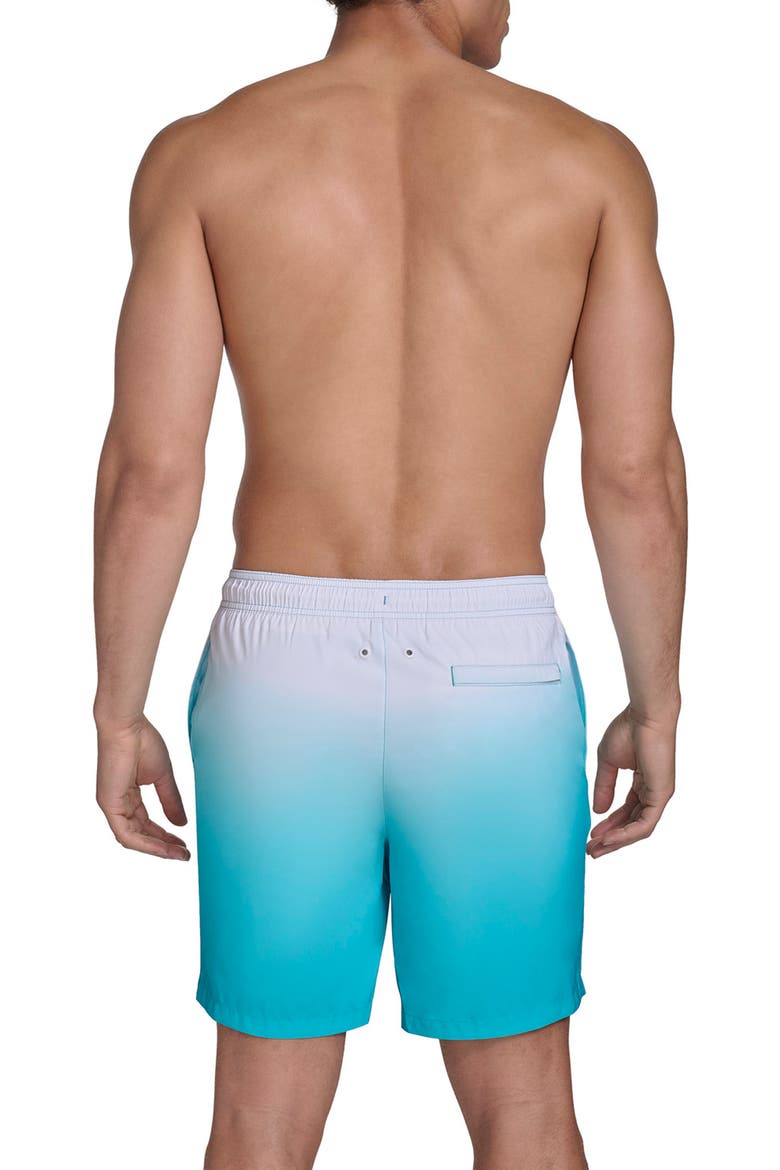 Sky Gradient Core Volley Swim Trunks, Alternate, color, ATLANTIS