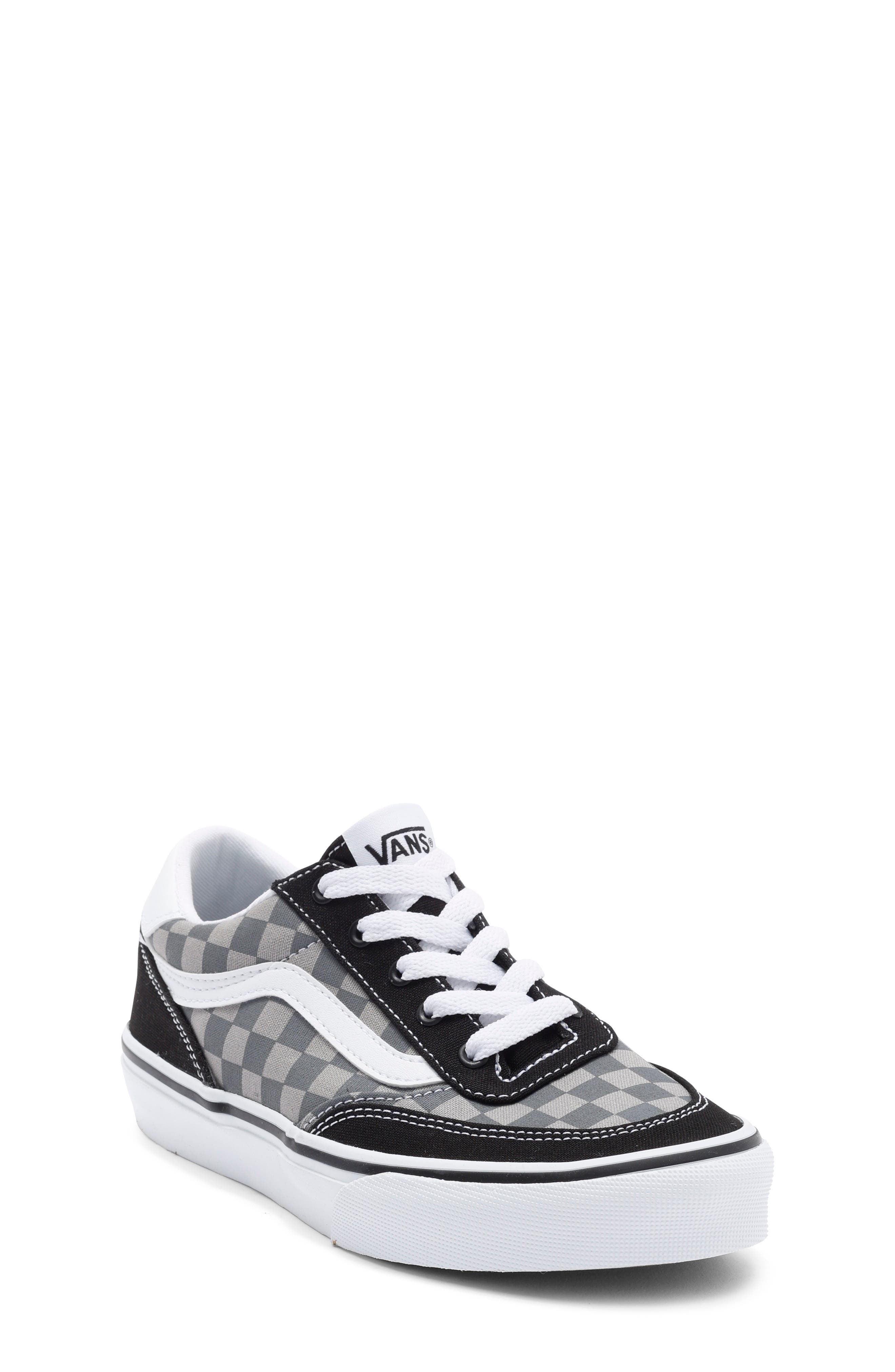 Vans Kids' Brooklyn Sneaker, Main, color, Tonal Check Pewter