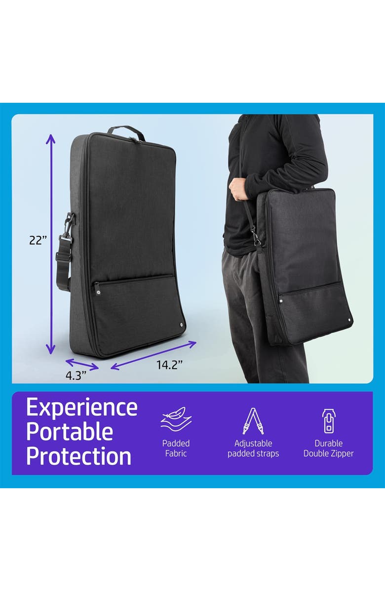 HP Premium Carrying Padded Storage Case, Alternate, color, Black