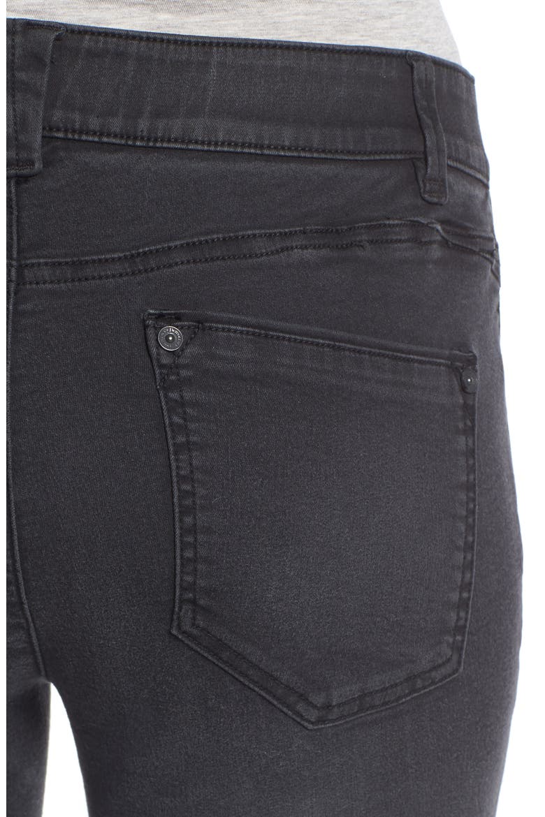 Ab-Solution Stretch Ankle Skinny Jeans (Nordstrom Exclusive), Alternate, color, GREY
