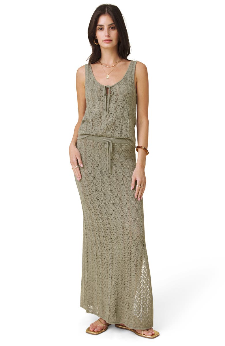 Splendid Eleni Pointelle Sweater Tank, Alternate, color,