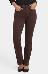 NYDJ Marilyn High Waist Straight Leg Jeans