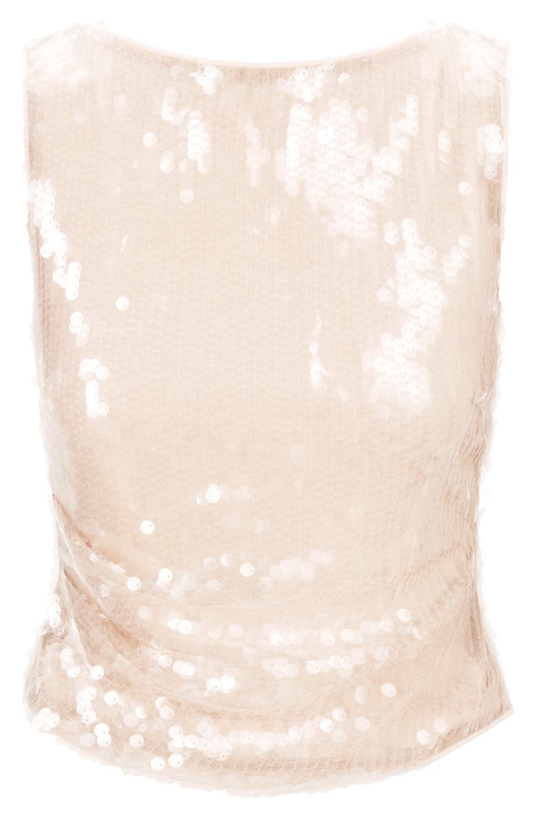 STAUD Eton Paillette Tank Top, Alternate, color, Moon