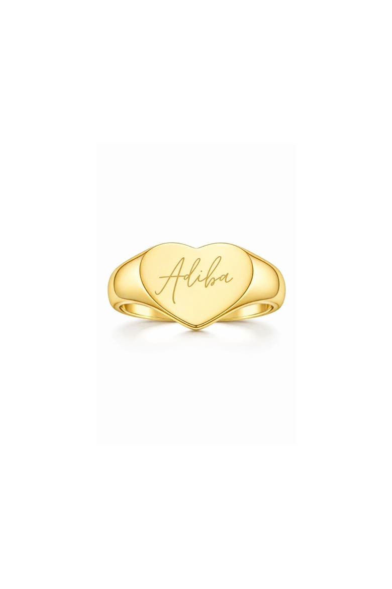 Signature Heart Ring, Main, color, Gold