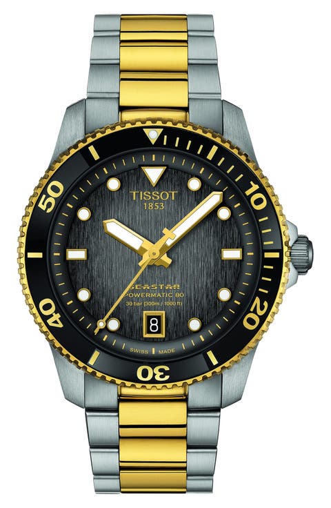 Tisso Seastar 1000 Powermatic 80 Bracelet Watch, 40mm