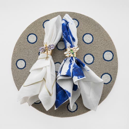 Joanna Buchanan Dragonfly Napkin Rings, Set Of Two In Gold