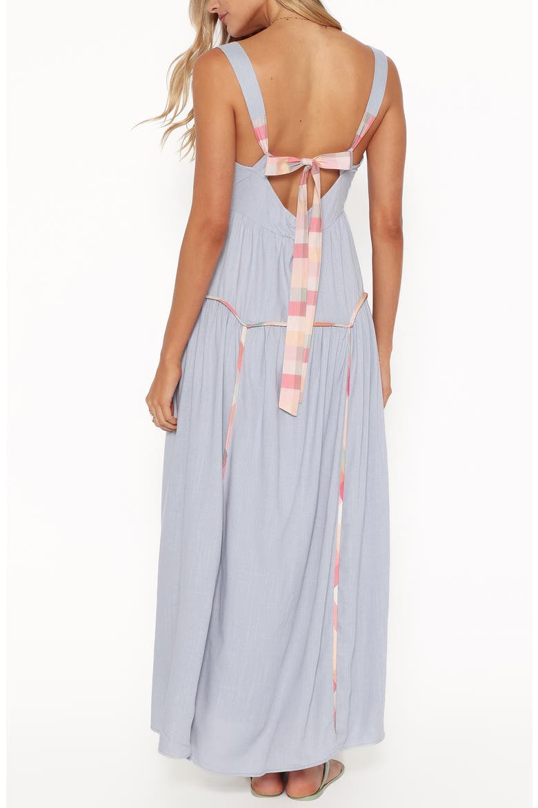 Kyla Maxi Dress, Alternate, color, LIGHT BLUE LINEN