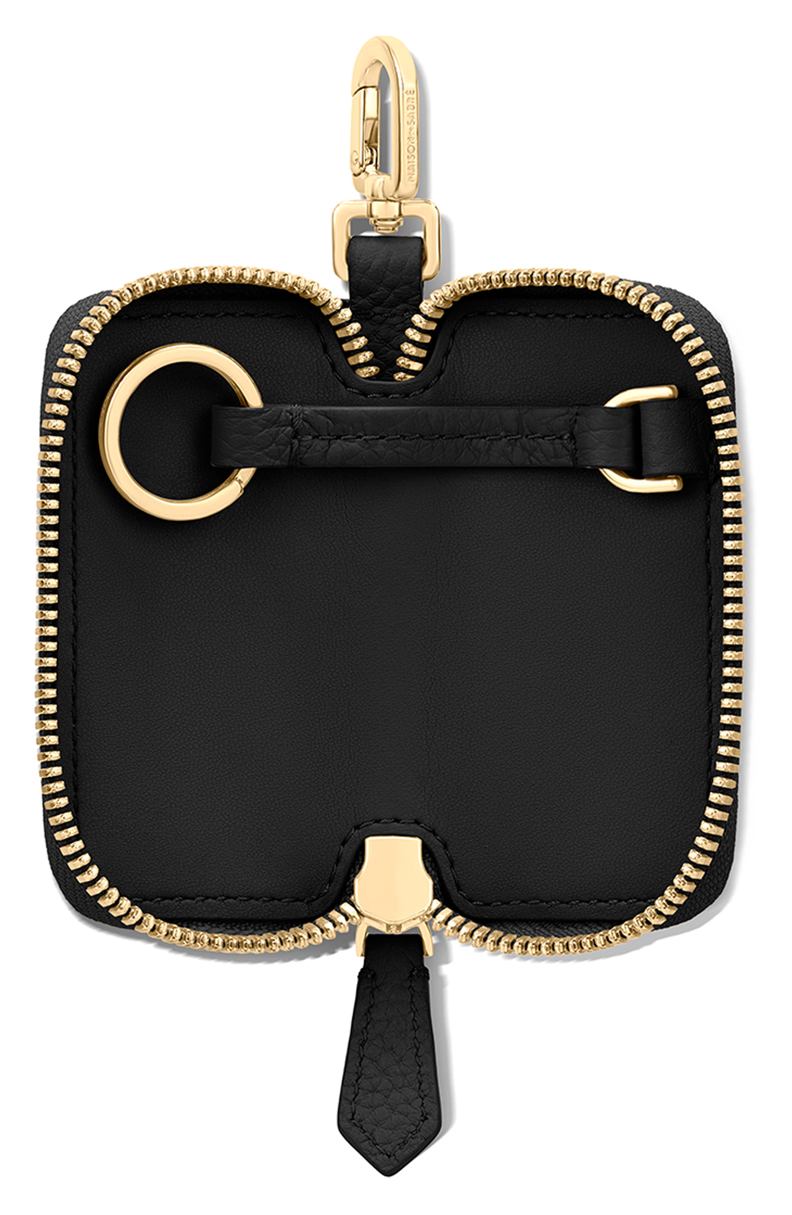 MAISON de SABRÉ The Key Case Charm, Alternate, color, Black Caviar