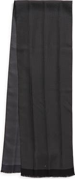 TOM FORD Polka Dot Silk Twill Fringe Scarf