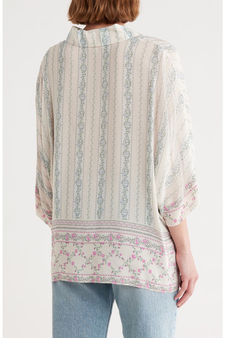 The River Print Oversize Top, Alternate, color, SOFT CREAM