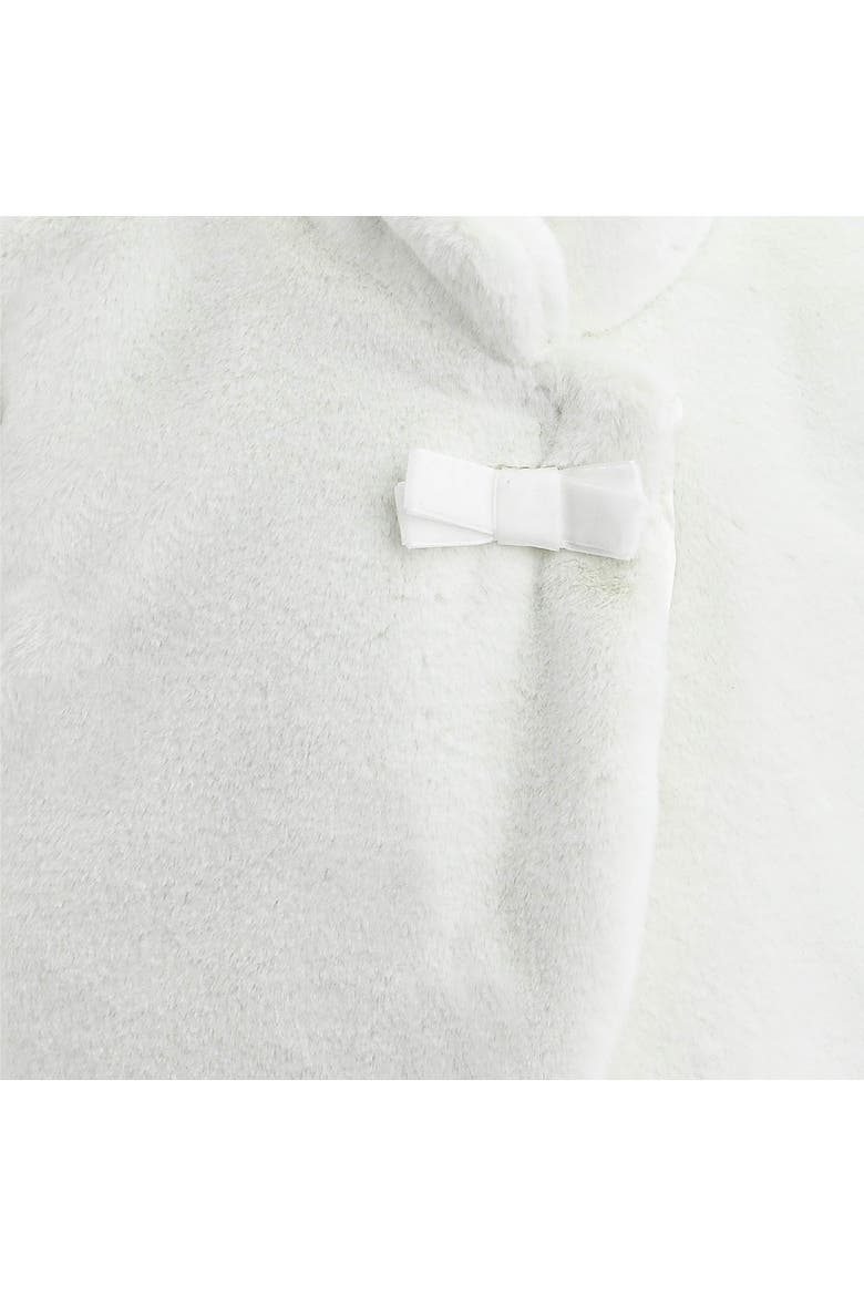 Auzelia Plush Asymmetrical Coat, Alternate, color, Ivory