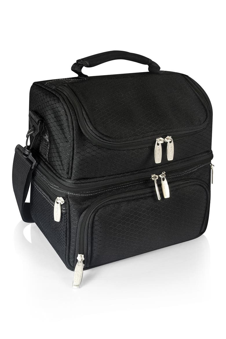 Picnic Time Pranzo Lunch Cooler Bag, Alternate, color, BLACK