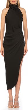 Alexia Admor June Draped Halter Neck Dress