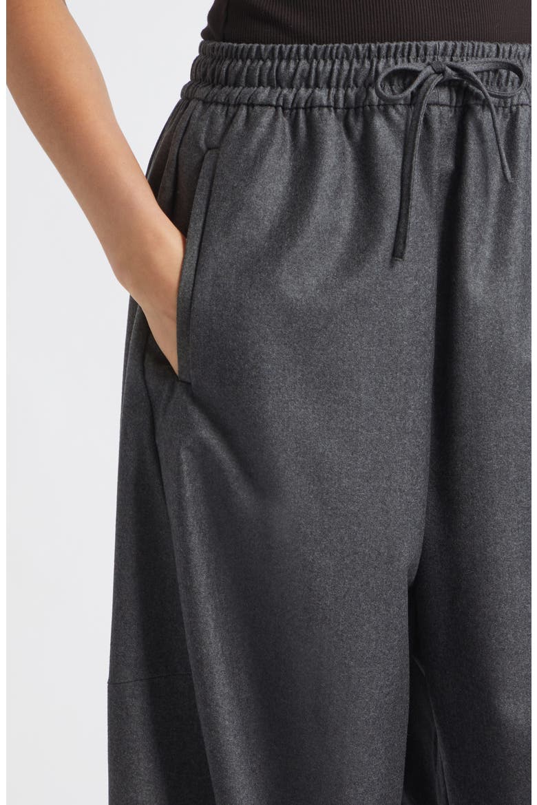 Virgin Wool Balloon Track Joggers, Alternate, color, DARK GREY MELANGE
