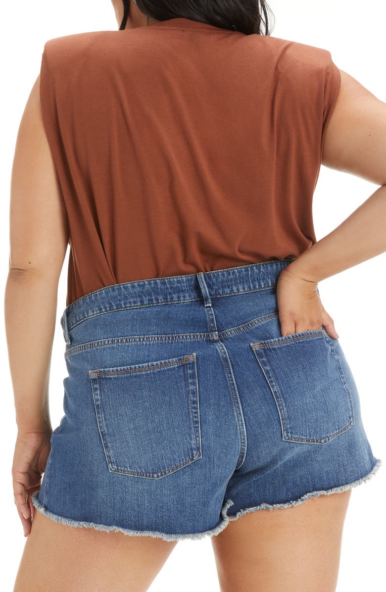 Good American Strong Shoulder Tank Top, Alternate, color, 