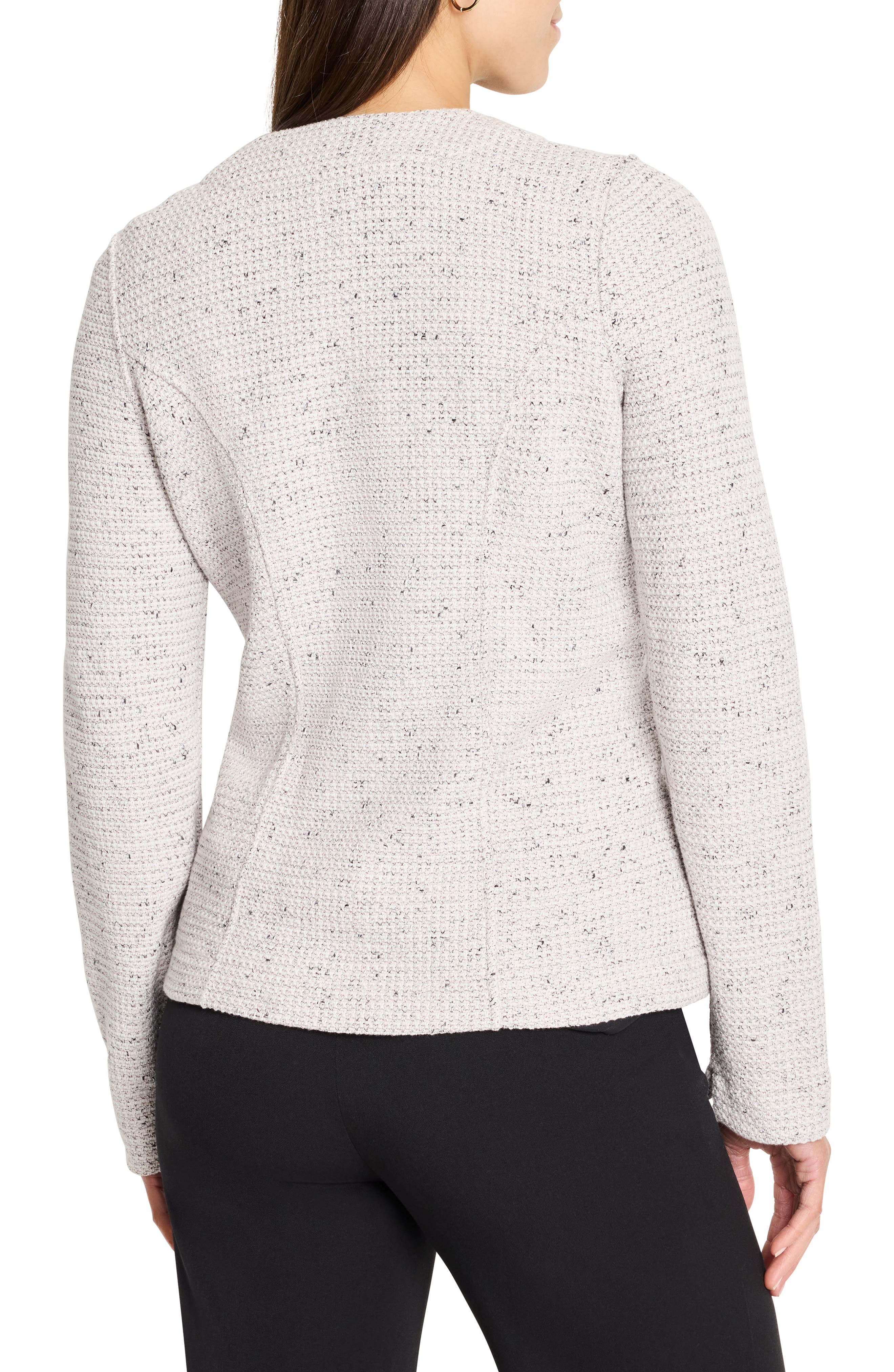 Knit & Woven Zip Front Jacket - image 4