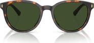 Brooks Brothers 55mm Round Sunglasses