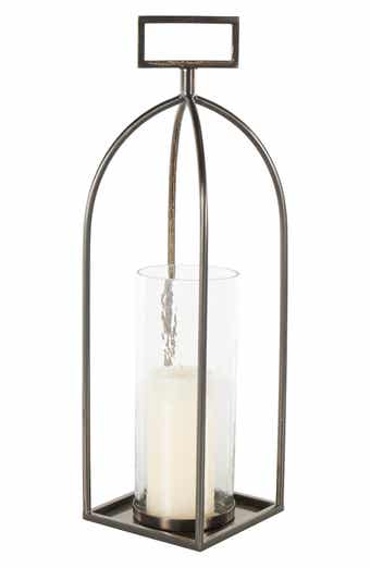 VIVIAN LUNE HOME Metal Candle Lantern