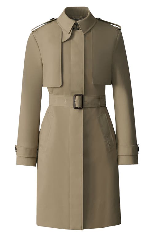 Mackage Winn 2-in-1 Classic Trench Coat In Light Camel