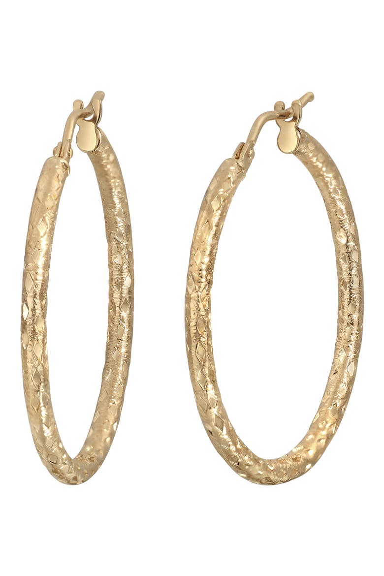 14K Hoop Earrings (Nordstrom Exclusive), Main, color, 14K YELLOW GOLD