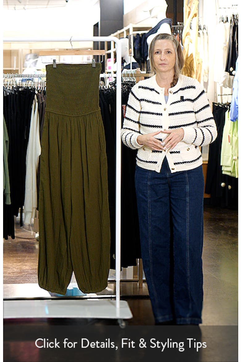 Carly Strapless Cotton Jumpsuit video