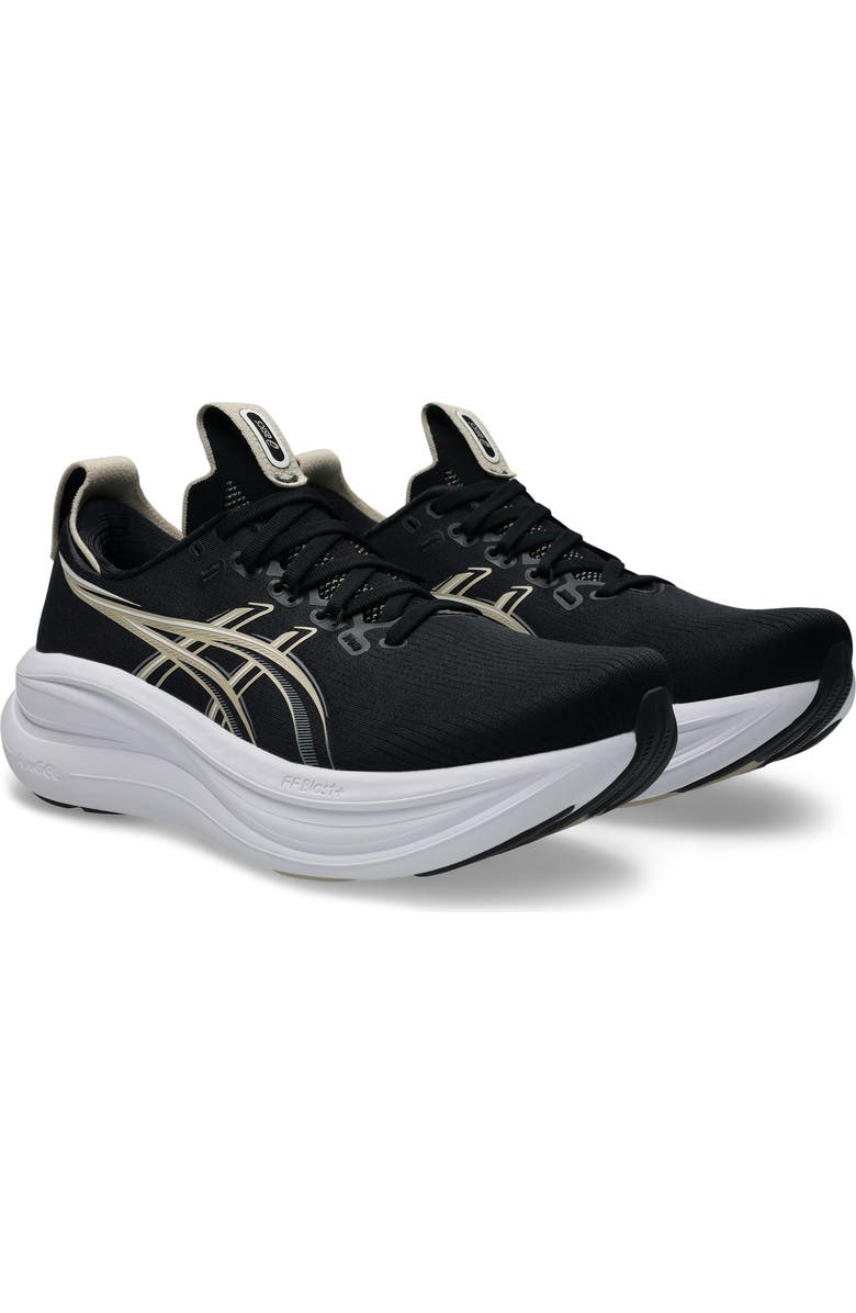 ASICS<sup>®</sup> GEL-NIMBUS<sup>®</sup> 28 Running Shoe, Main, color, Black/ Feather Grey