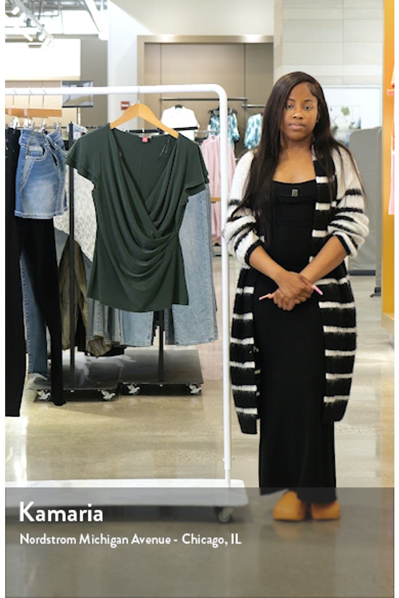 Surplice V-Neck Knit Top video