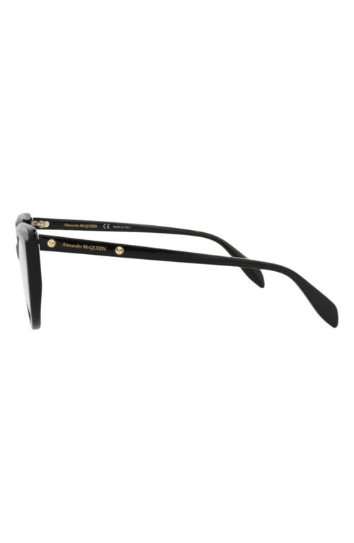 Alexander Mcqueen Mcqueen 53mm Cat Eye Optical Glasses In Multi