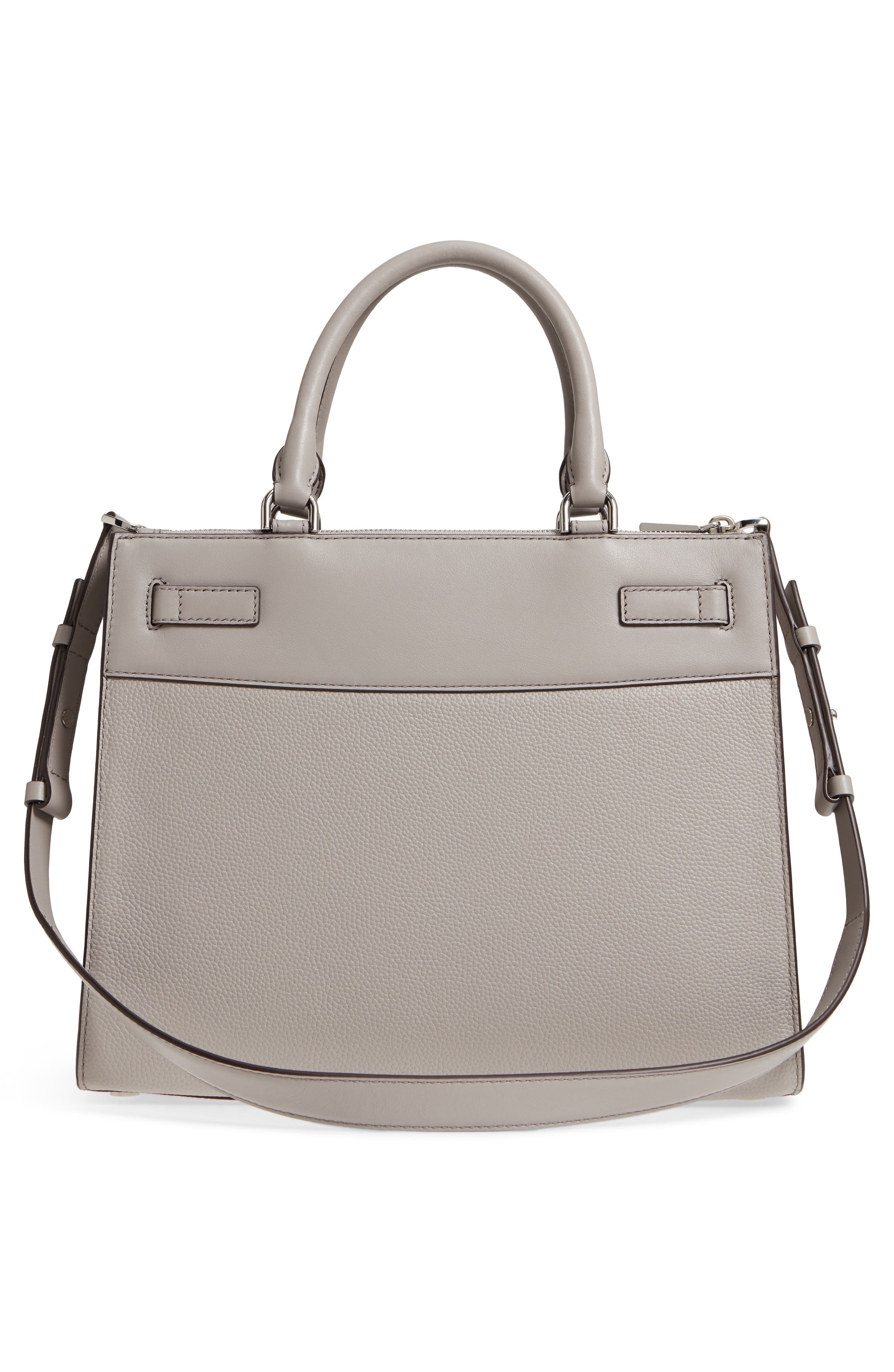 MICHAEL Michael Kors Reagan Large Leather Satchel (Women) | Nordstrom