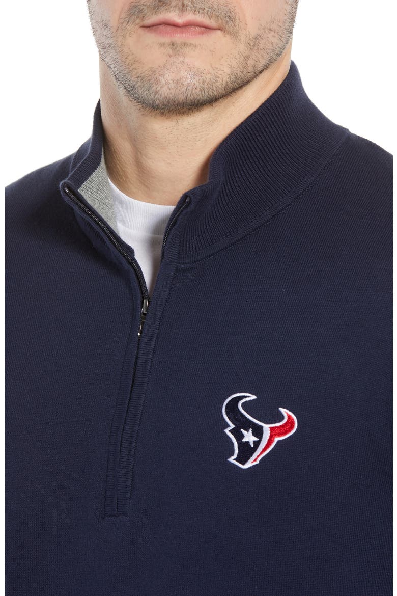 Houston Texans - Lakemont Regular Fit Quarter Zip Sweater, Alternate, color, LIBERTY NAVY