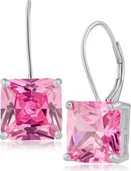 CZ by Kenneth Jay Lane Asscher Cut Cubic Zirconia Drop Earrings