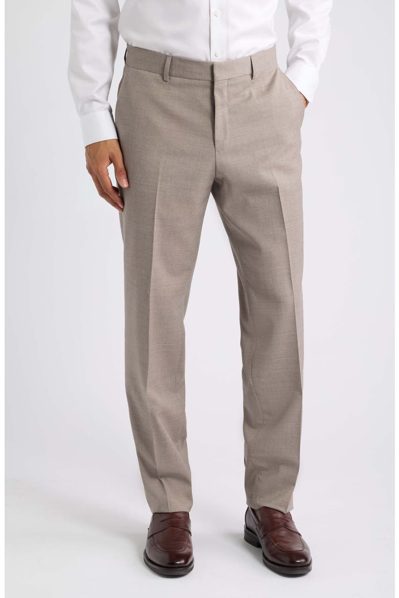 H-Jeckson Two-Button Wool Suit, Alternate, color, DARK BEIGE