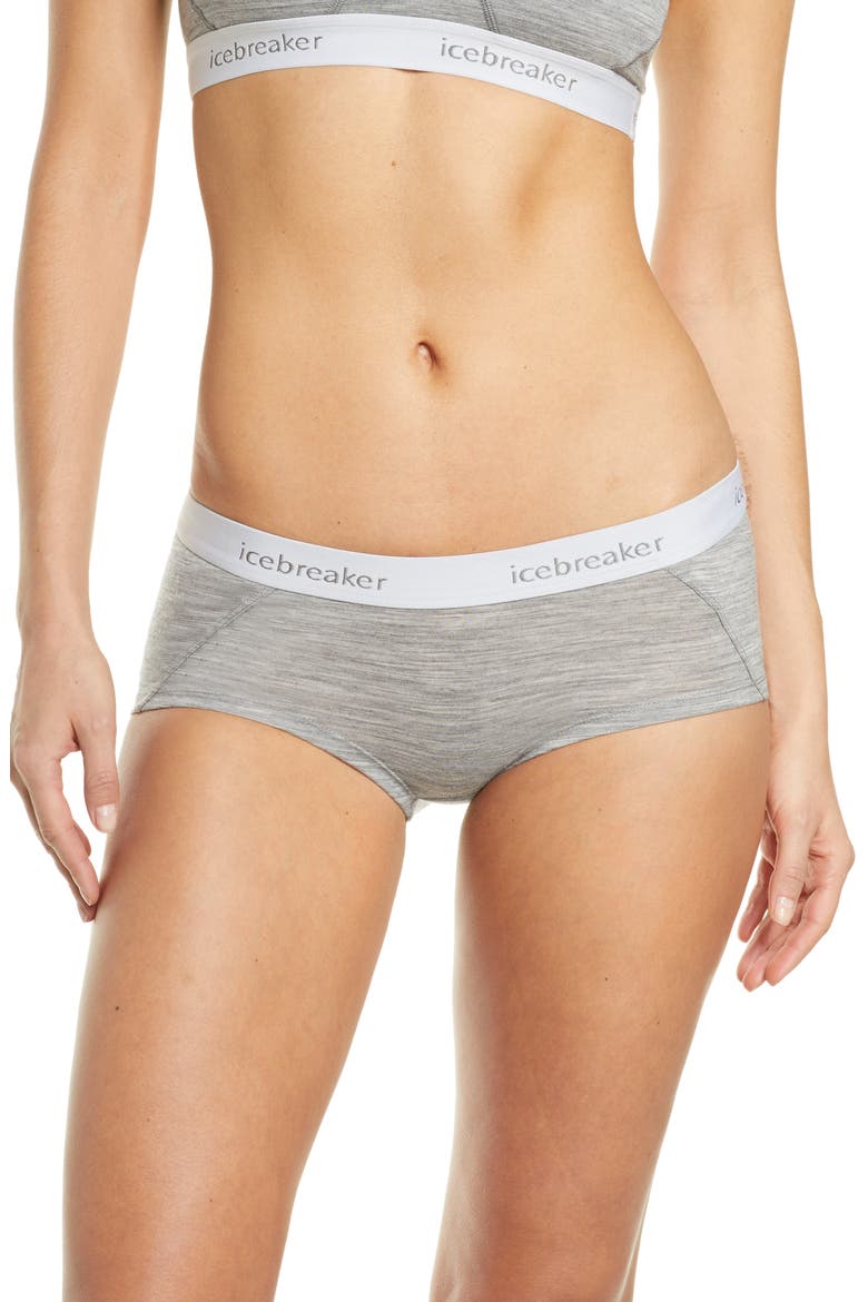 Sprite Wool Blend Panties, Main, color, METRO HEATHER