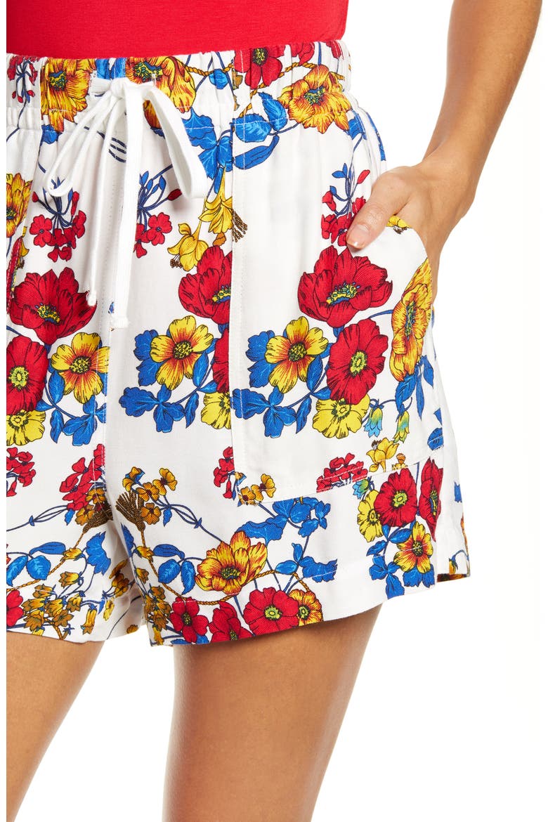 Gibson x Hi Sugarplum! Sorrento Pull-On Shorts, Alternate, color, LEONI