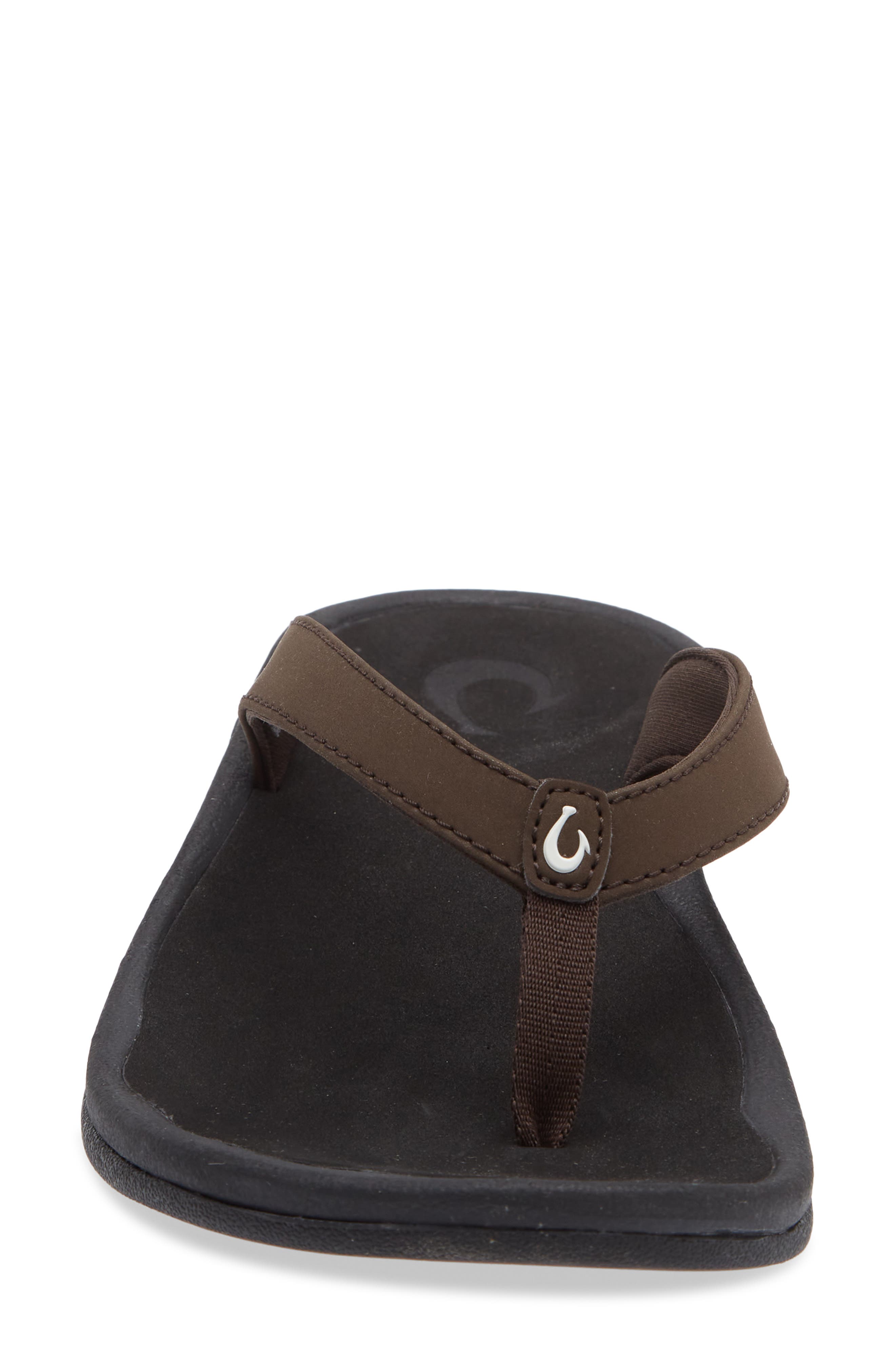 Ohana Flip Flop, Alternate, color, DARK JAVA/ BLACK