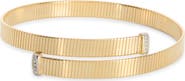 MESHMERISE Diamond Ribbed Cuff Bracelet