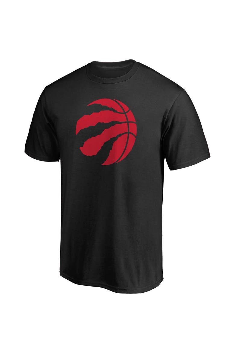 Men's Fanatics Branded Black Toronto Raptors Primary Team Logo T-Shirt, Alternate, color, Black