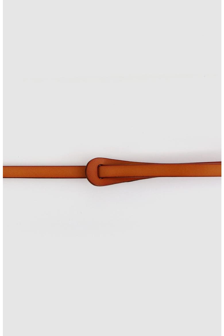 Tie The Knot Leather Belt, Alternate, color, Brown