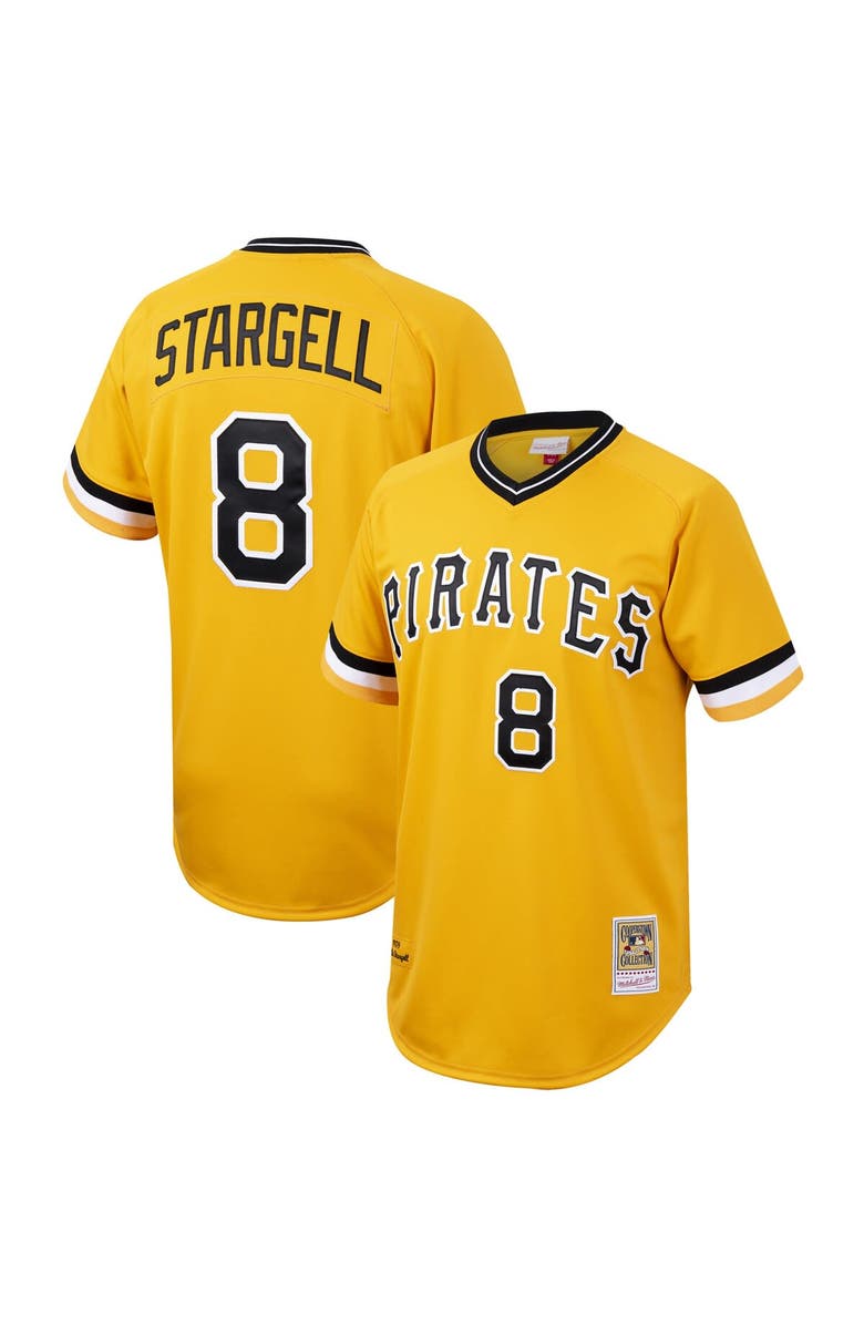 Mitchell & Ness Willie Stargell Pittsburgh Pirates Mitchell & Ness Cooperstown Collection Authentic Jersey - Gold, Main, color, Gold