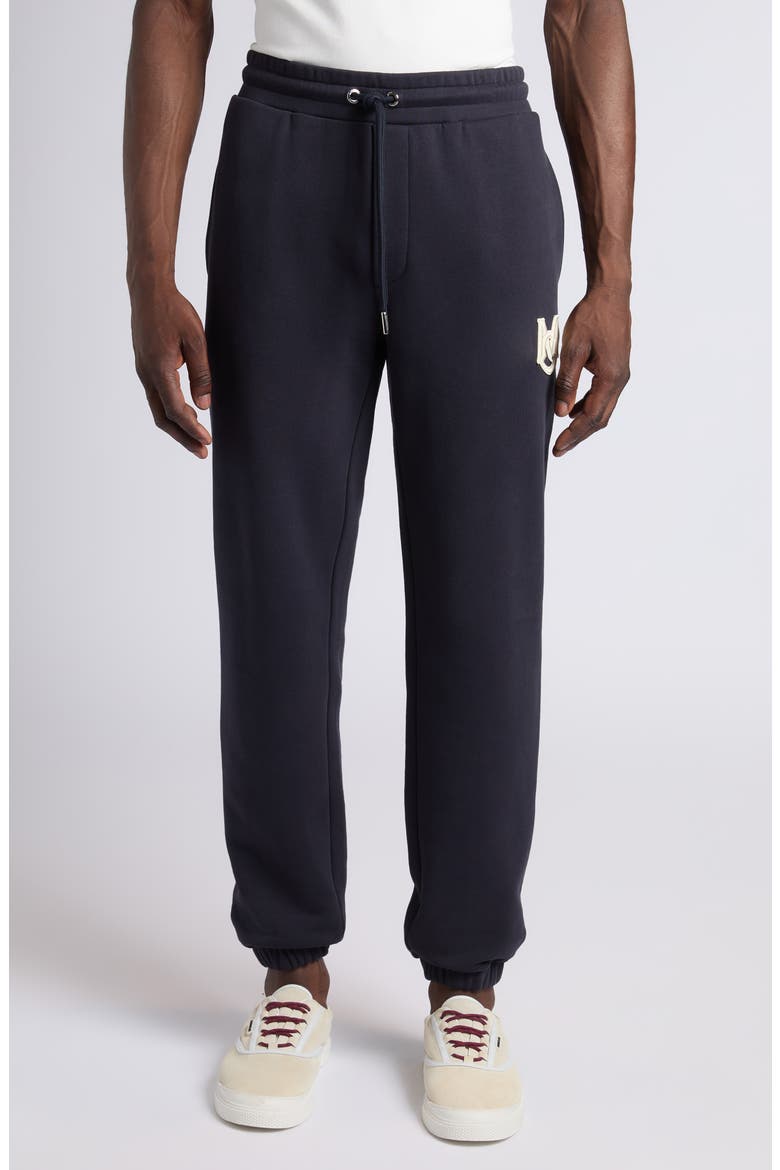 Logo Patch Joggers, Main, color, BLACK