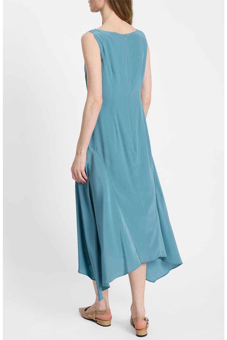 Pina Cowl Neck Midi Silk Dress, Alternate, color, Sea Mist