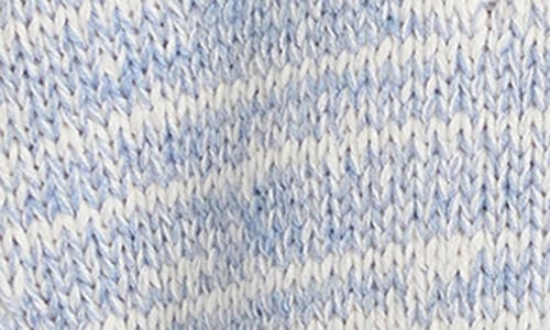 Nic + Zoe Pointelle Cord Sweater In Blue Mix
