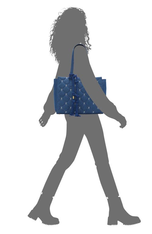 Vince Camuto Barry Quilted Denim Tote