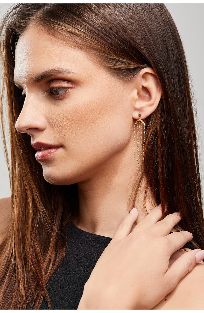 Bony Levy 14K Gold Chandelier Drop Earrings, Alternate, color, 14K Yellow Gold